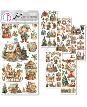 Ciao Bella The Jolly Elfs Transparent Adhesive Sheets (5pcs) (CBI011)