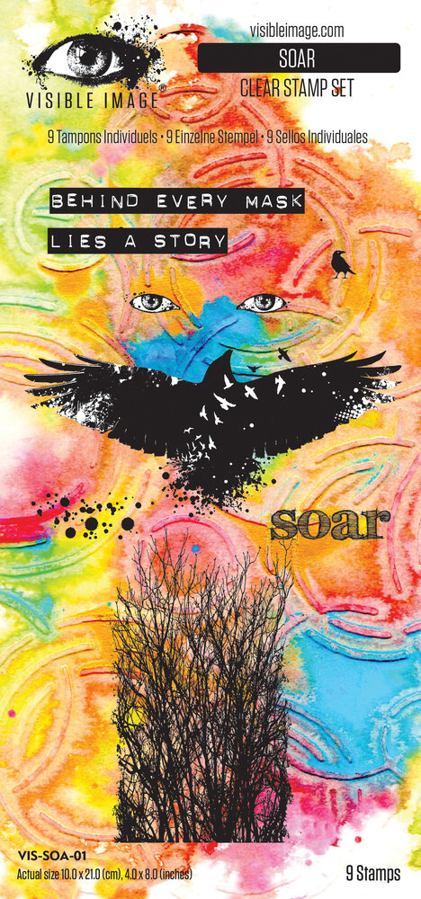 Visible Image Time To Fly 4x8 Inch Stamp Set Soar (VIS-SOA-01) Visible Image Time To Fly 4x8 Inch Stamp Set Soar (VIS-SOA-01)