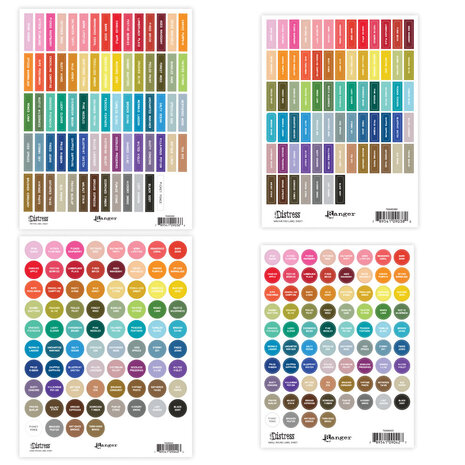 Ranger Tim Holtz Distress Label Assortment Sheets White (4pcs) (TDA93381) Ranger Tim Holtz Distress Label Assortment Sheets White (4pcs) (TDA93381)