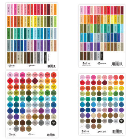 Ranger Tim Holtz Distress Label Assortment Sheets Black (4pcs) (TDA93374) Ranger Tim Holtz Distress Label Assortment Sheets Black (4pcs) (TDA93374)
