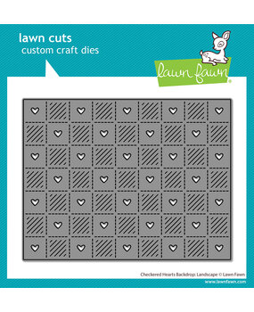 Lawn Fawn Checkered Hearts Backdrop Landscape Stand-Alone Lawn Cuts Dies (LF3963) Lawn Fawn Checkered Hearts Backdrop Landscape Stand-Alone Lawn Cuts Dies (LF3963)