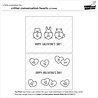 Lawn Fawn Critter Conversation Hearts Clear Stamps (LF3948) Lawn Fawn Critter Conversation Hearts Clear Stamps (LF3948)