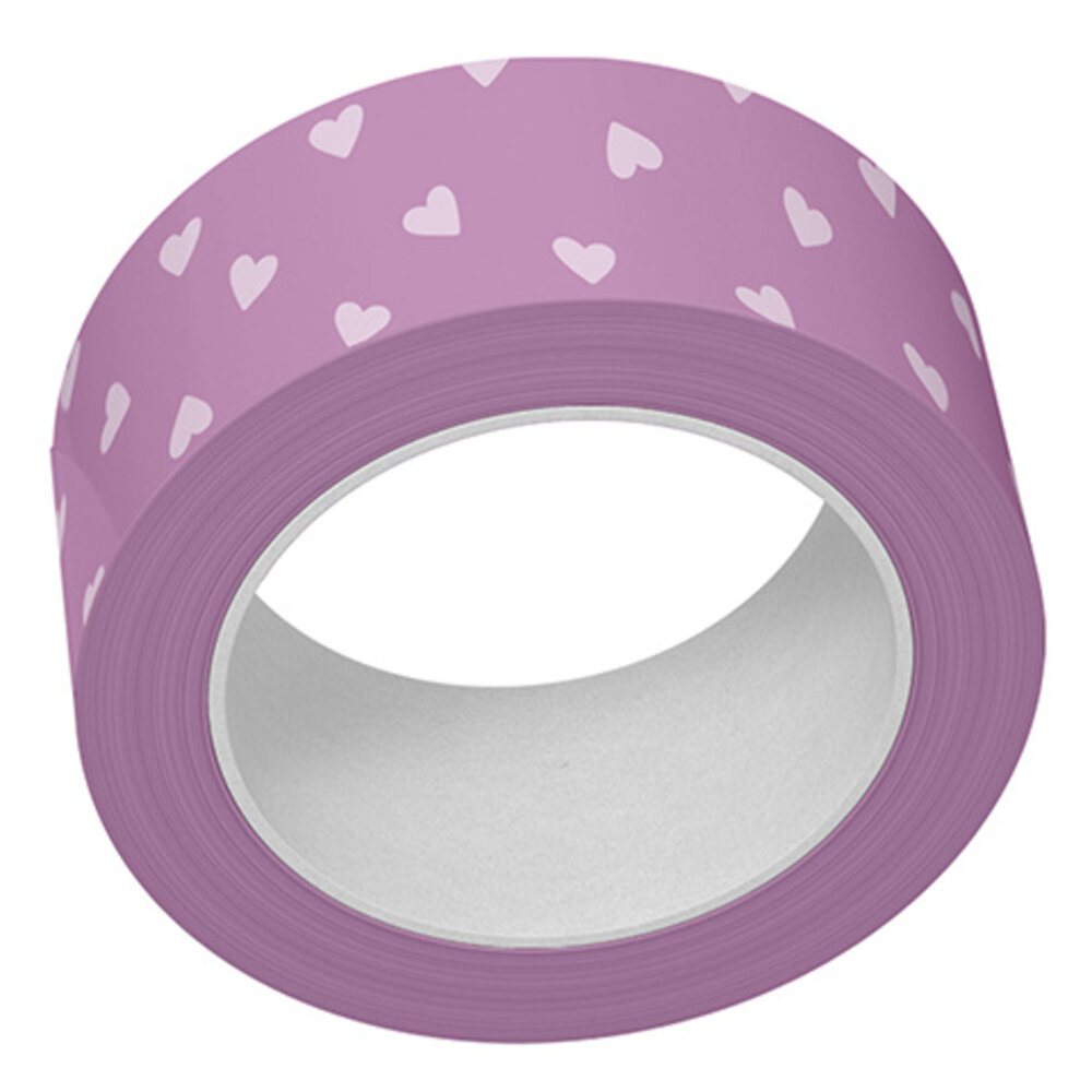 Lawn Fawn Purple Tiny Hearts Washi Tape (LF3940) Lawn Fawn Purple Tiny Hearts Washi Tape (LF3940)