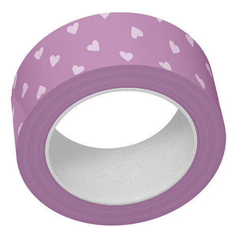 Lawn Fawn Purple Tiny Hearts Washi Tape (LF3940) Lawn Fawn Purple Tiny Hearts Washi Tape (LF3940)