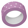Lawn Fawn Purple Tiny Hearts Washi Tape (LF3940) Lawn Fawn Purple Tiny Hearts Washi Tape (LF3940)