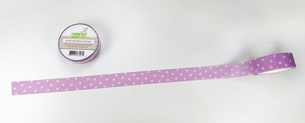 Lawn Fawn Purple Tiny Hearts Washi Tape (LF3940) Lawn Fawn Purple Tiny Hearts Washi Tape (LF3940)