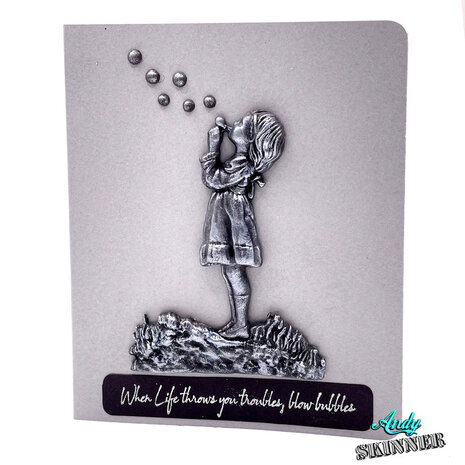 Katy Sue Designs Cosmic Shimmer Silicone Mould Blowing Bubbles by Andy Skinner (CF0071-CS)