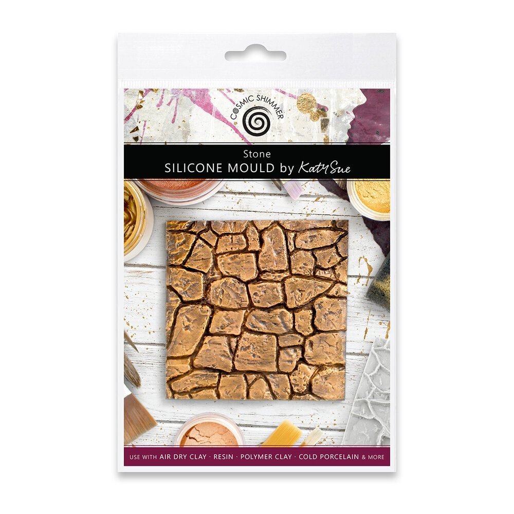Katy Sue Designs Cosmic Shimmer Silicone Mould Stone (DM0036-CS)