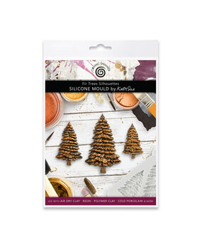 Katy Sue Designs Cosmic Shimmer Silicone Mould Fir Trees Silhouettes (CE0052-CS)