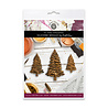 Katy Sue Designs Cosmic Shimmer Silicone Mould Fir Trees Silhouettes (CE0052-CS)