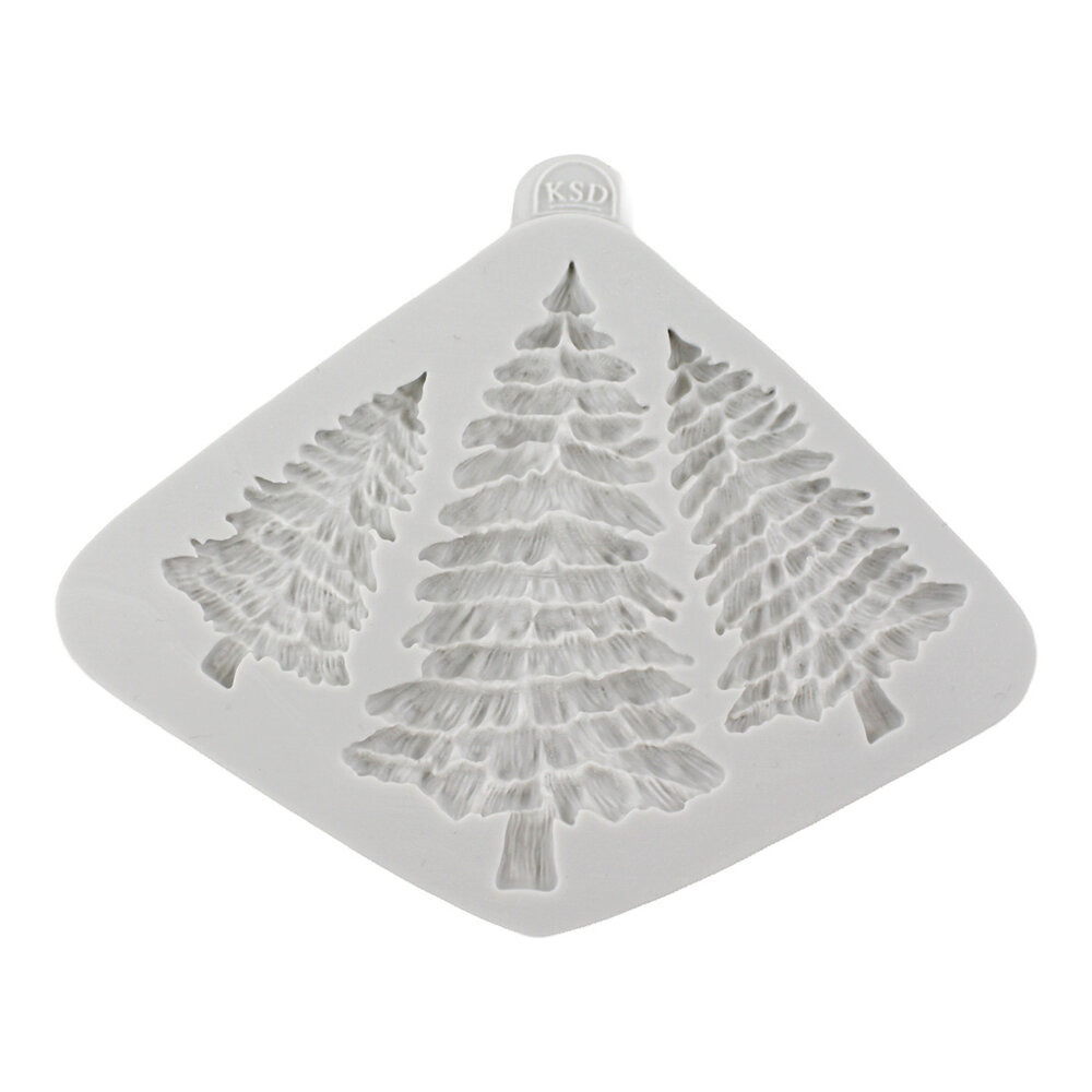 Katy Sue Designs Cosmic Shimmer Silicone Mould Fir Trees Silhouettes (CE0052-CS)