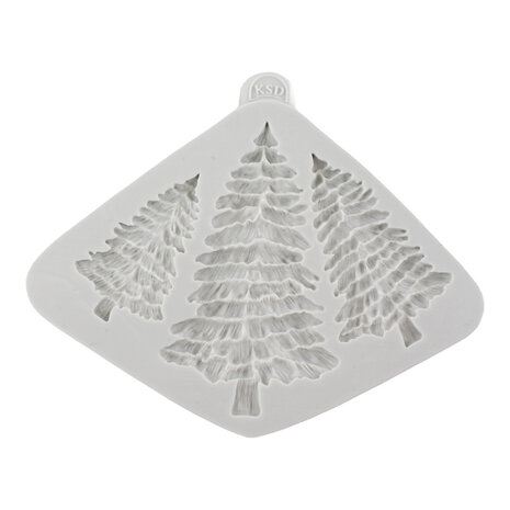 Katy Sue Designs Cosmic Shimmer Silicone Mould Fir Trees Silhouettes (CE0052-CS)