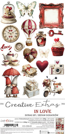 Craft O'Clock Creative Extras Set 01 In Love (CC-CEX-01) Craft O'Clock Creative Extras Set 01 In Love (CC-CEX-01)