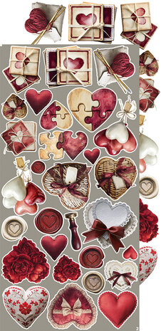 Craft O'Clock Creative Extras Set 01 In Love (CC-CEX-01) Craft O'Clock Creative Extras Set 01 In Love (CC-CEX-01)
