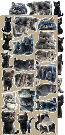 Craft O'Clock Creative Extras Set 03 Cats (CC-CEX-03) Craft O'Clock Creative Extras Set 03 Cats (CC-CEX-03)