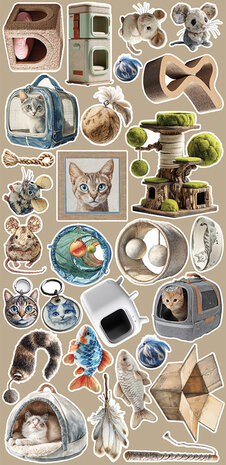 Craft O'Clock Creative Extras Set 03 Cats (CC-CEX-03) Craft O'Clock Creative Extras Set 03 Cats (CC-CEX-03)