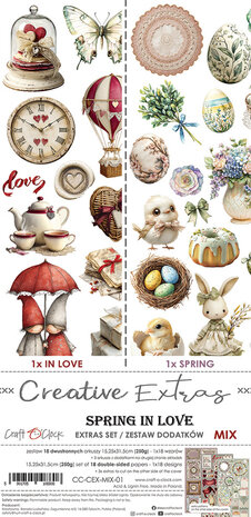 Craft O'Clock Creative Extras Set Mix 01 Spring in Love (CC-CEX-MIX-01) Craft O'Clock Creative Extras Set Mix 01 Spring in Love (CC-CEX-MIX-01)
