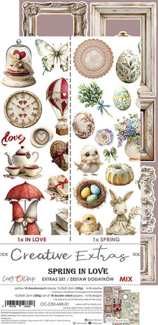 Craft O'Clock Creative Extras Set Mix 01 Spring in Love (CC-CEX-MIX-01) Craft O'Clock Creative Extras Set Mix 01 Spring in Love (CC-CEX-MIX-01)