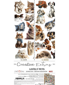 Craft O'Clock Creative Extras Set Mix 02 Lovely Pets (CC-CEX-MIX-02)