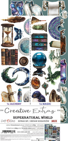 Craft O'Clock Creative Extras Set Mix 03 Supernatural World (CC-CEX-MIX-03) Craft O'Clock Creative Extras Set Mix 03 Supernatural World (CC-CEX-MIX-03)