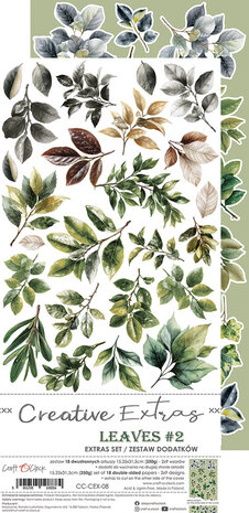 Craft O'Clock Creative Extras Set Mix 04 All Leaves (CC-CEX-MIX-04) Craft O'Clock Creative Extras Set Mix 04 All Leaves (CC-CEX-MIX-04)