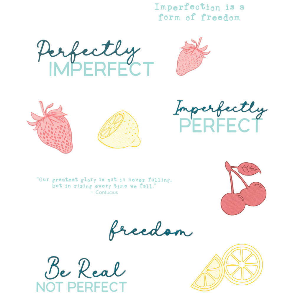 Sizzix Thinlits Die w/Stamps by 49 and Market Perfectly Imperfect (9+15pcs) (666949) Sizzix Thinlits Die w/Stamps by 49 and Market Perfectly Imperfect (9+15pcs) (666949)