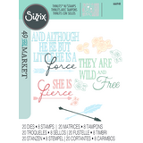 Sizzix Thinlits Die w/Stamps by 49 and Market Forces of Nature (20+8pcs) (666948)