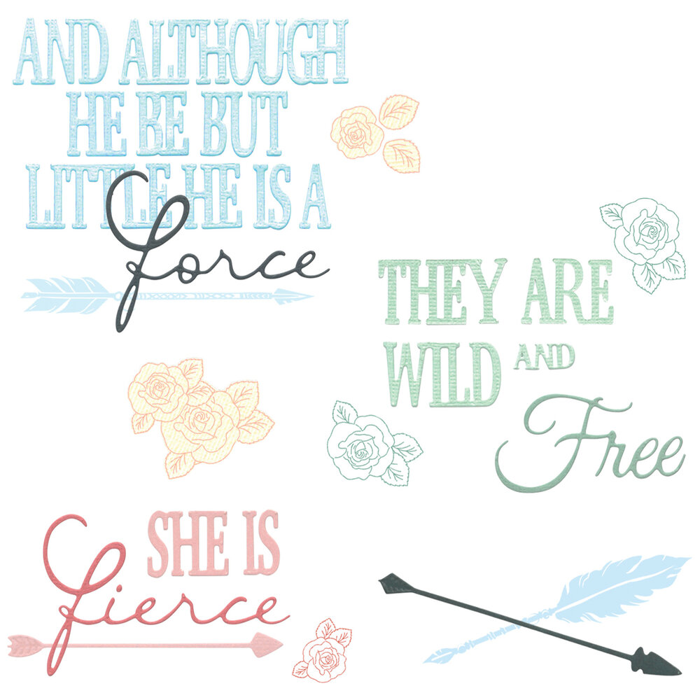 Sizzix Thinlits Die w/Stamps by 49 and Market Forces of Nature (20+8pcs) (666948) Sizzix Thinlits Die w/Stamps by 49 and Market Forces of Nature (20+8pcs) (666948)