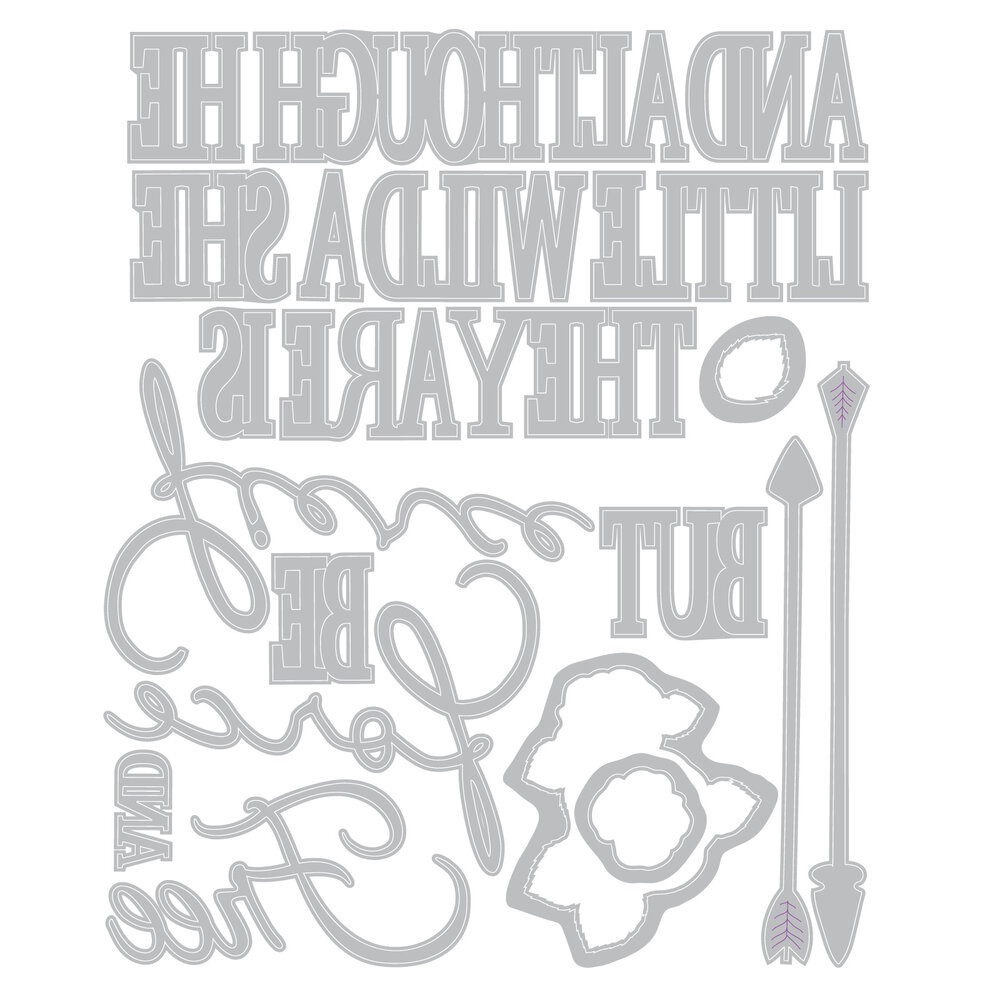 Sizzix Thinlits Die w/Stamps by 49 and Market Forces of Nature (20+8pcs) (666948) Sizzix Thinlits Die w/Stamps by 49 and Market Forces of Nature (20+8pcs) (666948)