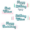 Sizzix Thinlits Die w/Stamps by 49 and Market Birthday Wishes (18+7pcs) (666946) Sizzix Thinlits Die w/Stamps by 49 and Market Birthday Wishes (18+7pcs) (666946)