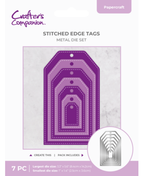 Crafter's Companion Stitched Edge Metal Die Tags (CC-MD-SETA)