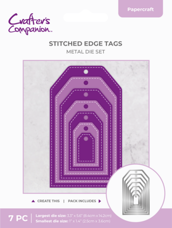Crafter's Companion Stitched Edge Metal Die Tags (CC-MD-SETA)