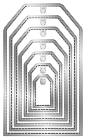 Crafter's Companion Stitched Edge Metal Die Tags (CC-MD-SETA)