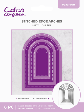 Crafter's Companion Stitched Edge Metal Die Arch (CC-MD-SEAR)