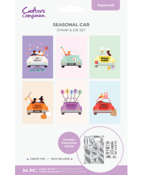Crafter's Companion Seasonal Car Stamp & Die (CC-STD-SECA)