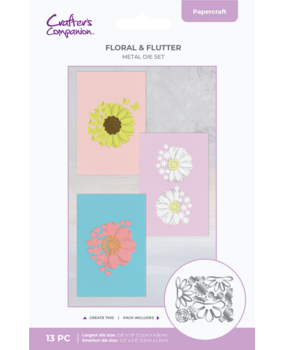 Crafter's Companion Floral & Flutter Metal Die (CC-STD-FLFL)