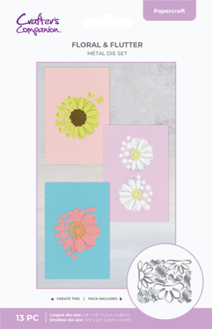Crafter's Companion Floral & Flutter Metal Die (CC-STD-FLFL)