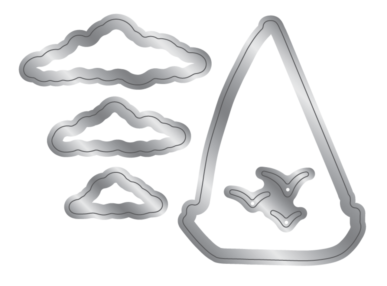 Crafter's Companion Message in a Bottle Stamp & Die Sailboat (CC-MIAB-STD-SBOT)