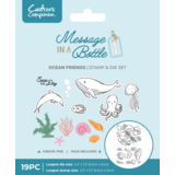 Crafter's Companion Message in a Bottle Stamp & Die Ocean Friends (CC-MIAB-STD-OCFRI)