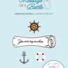 Crafter's Companion Message in a Bottle Stamp & Die Message Scroll (CC-MIAB-STD-MSCRO)