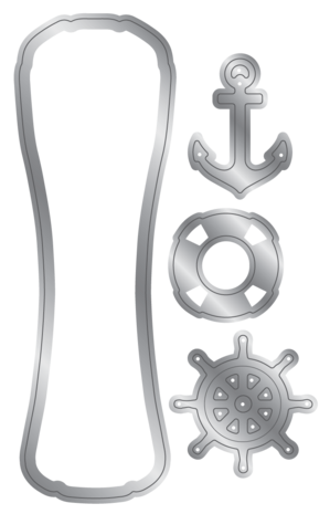 Crafter's Companion Message in a Bottle Stamp & Die Message Scroll (CC-MIAB-STD-MSCRO)