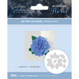 Crafter's Companion Midnight Floral 3D Template Pop Up Rose (NG-MF-TEMP-3DROS)