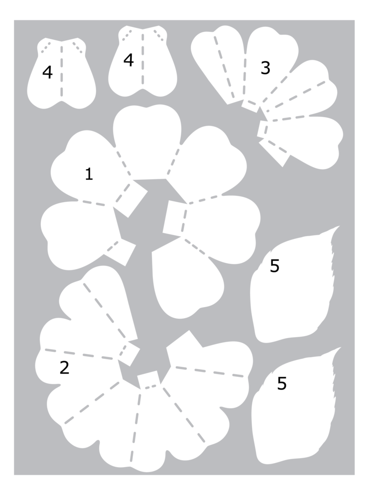 Crafter's Companion Midnight Floral 3D Template Pop Up Rose (NG-MF-TEMP-3DROS)