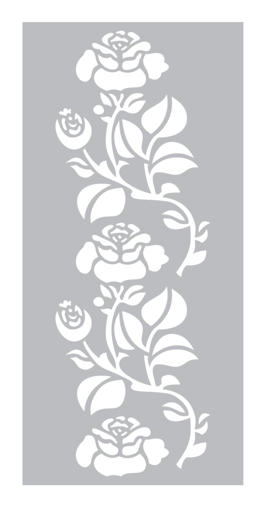 Crafter's Companion Midnight Floral Decorative Stencils (NG-MF-STEN-DEC)