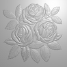 Crafter's Companion Midnight Floral 3D Embossing Folder & Metal Die Rose Blooms (NG-MF-3DEF5.5-MD-RBLO)