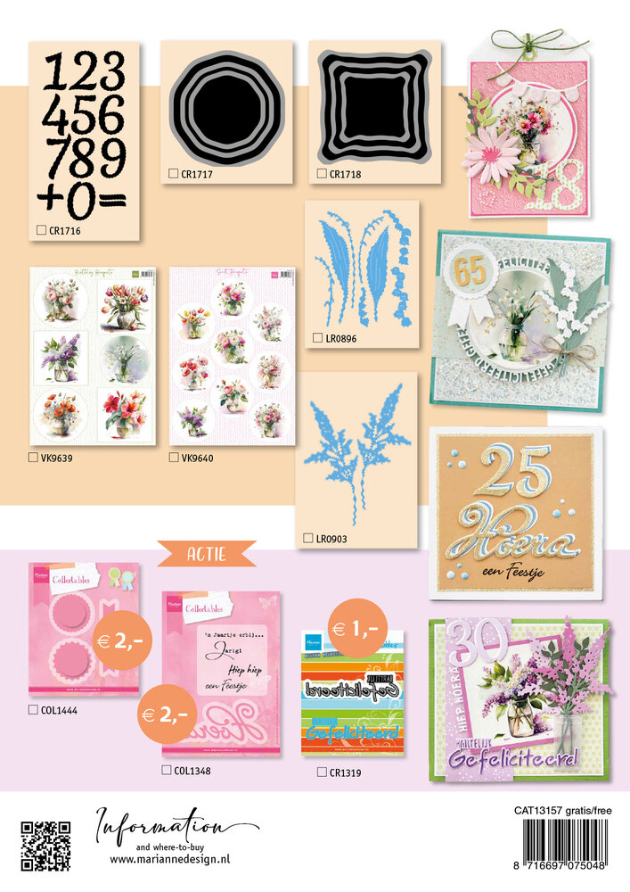 Marianne Design Leaflet The Collection #157 January 2026 (CAT13157) Marianne Design Leaflet The Collection #157 January 2026 (CAT13157)