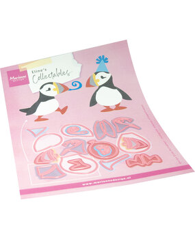 Marianne Design Collectables Eline's Party Puffin (COL1581) Marianne Design Collectables Eline's Party Puffin (COL1581)