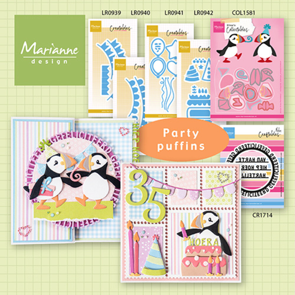 Marianne Design Creatables Birthday Set (LR0942) Marianne Design Creatables Birthday Set (LR0942)