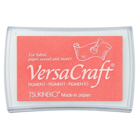 Tsukineko VersaCraft Large Inkpads Coral Pink (VK-000-K24)