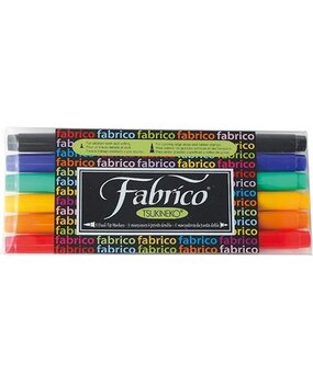 Tsukineko VersaCraft Fabrico Marker Set Standard (6pcs) (FAM-6S)